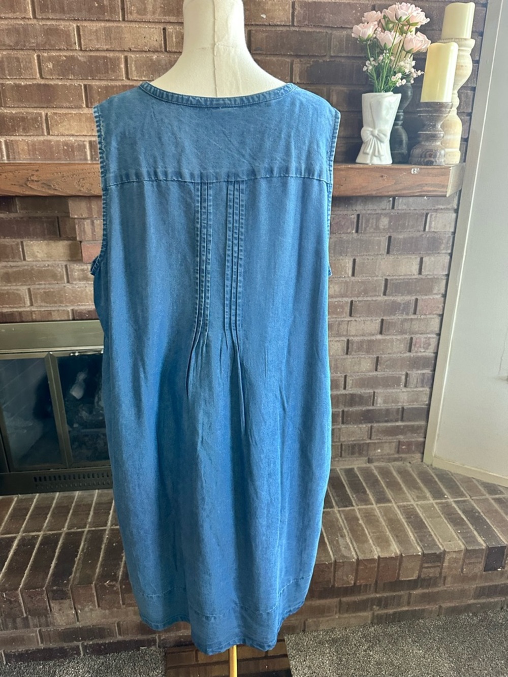 Coldwater Creek Tencel Sleeveless Dress – Effortless Breezy Elegance 2X - Picture 4 of 5